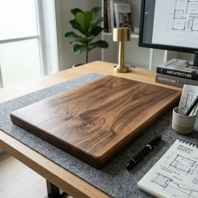 Premium natural timber veneer panels showing wood grains